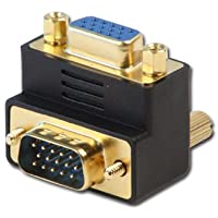 LINDY 70387 Adaptador de Cable VGA Negro - Adaptador para Cable (VGA- VGA- Male Connector-Female Connector- Negro)